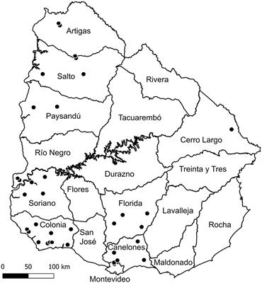 Diagnostic Investigation of 100 Cases of Abortion in Sheep in Uruguay: 2015–2021